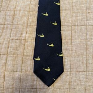 Navy and Gold Nantucket Tie